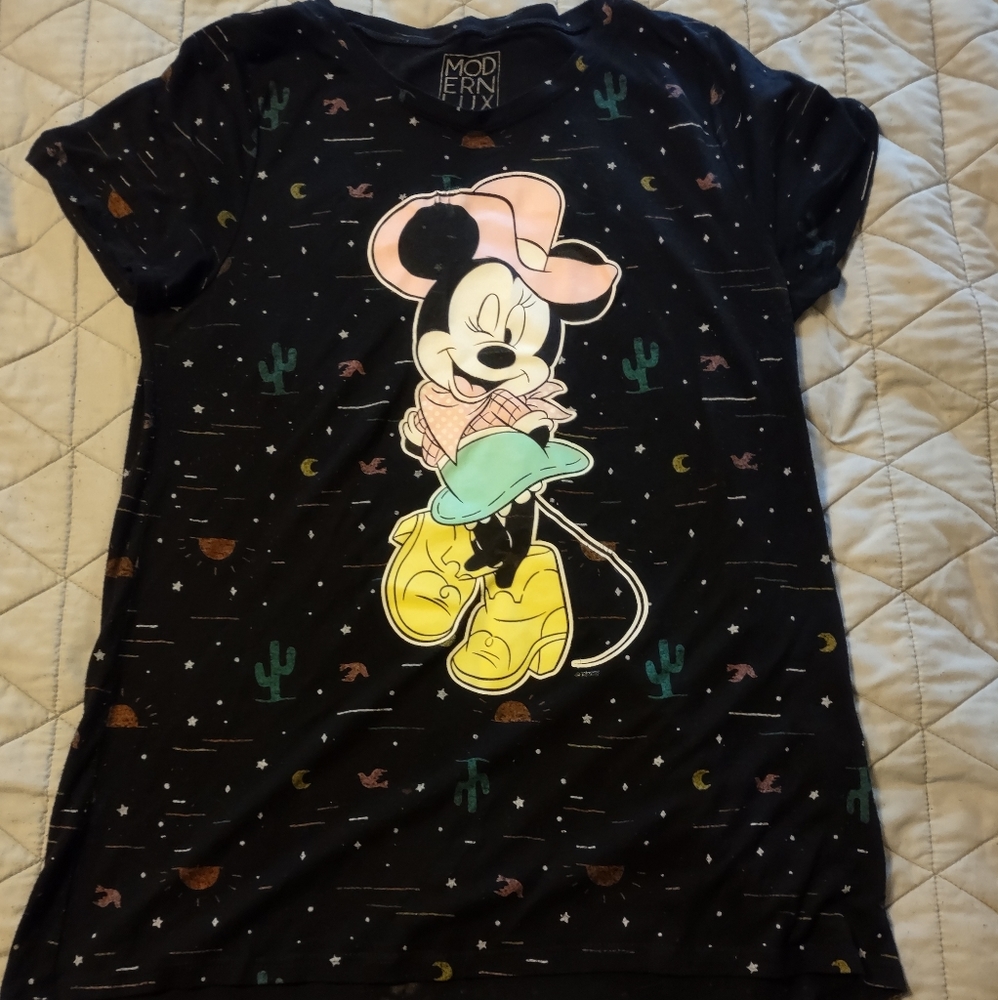 Minnie Mouse Shirt Sleeve Shirt